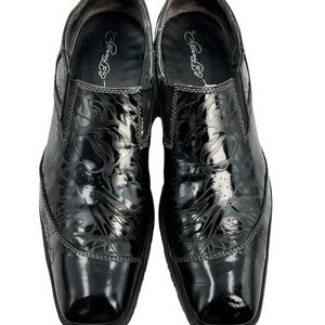 Ed Hardy Men’s Black Dress Shoes Size 45
